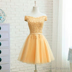 Princess A-Line Party Dress Lace Up Back Homecoming Dress