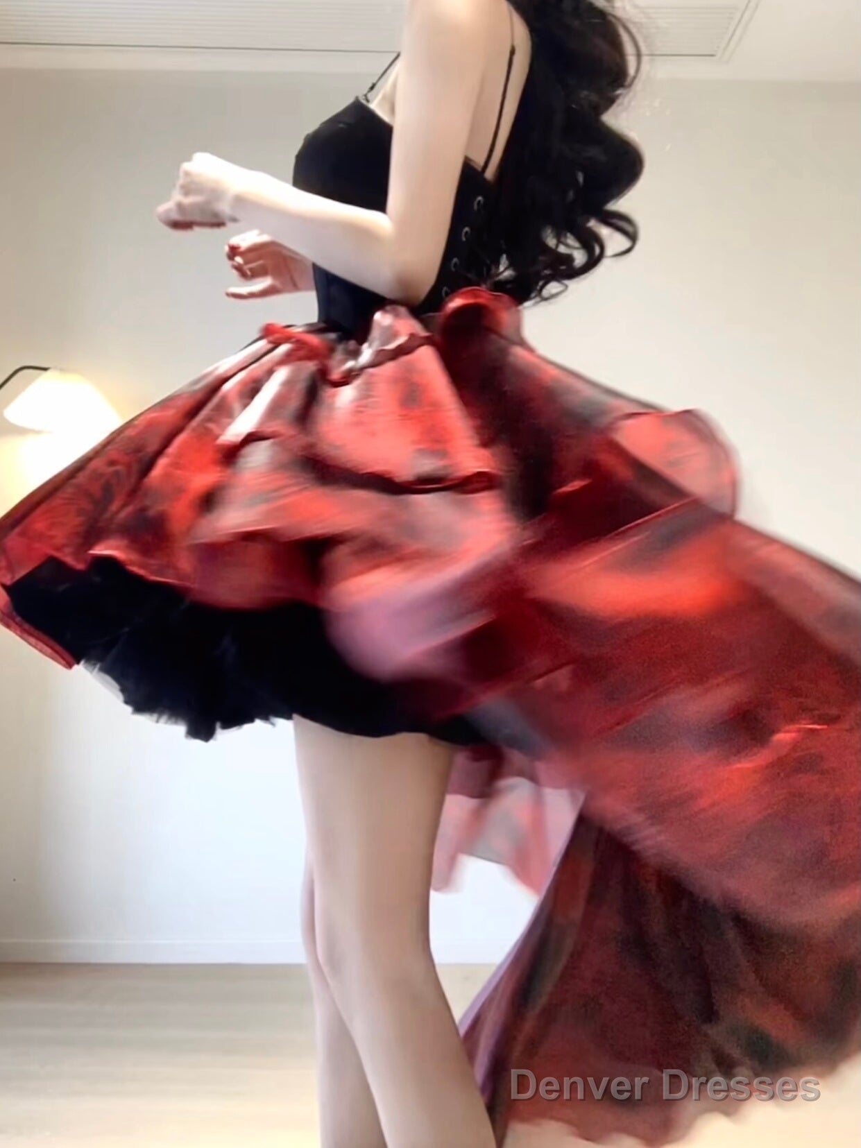 Princess Party Dress Lolita Dress Christmas Dress Burgundy Birthday Dresses Secondary image