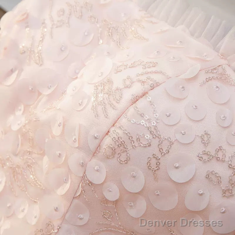 Princess Pink Short Homecoming Dresses