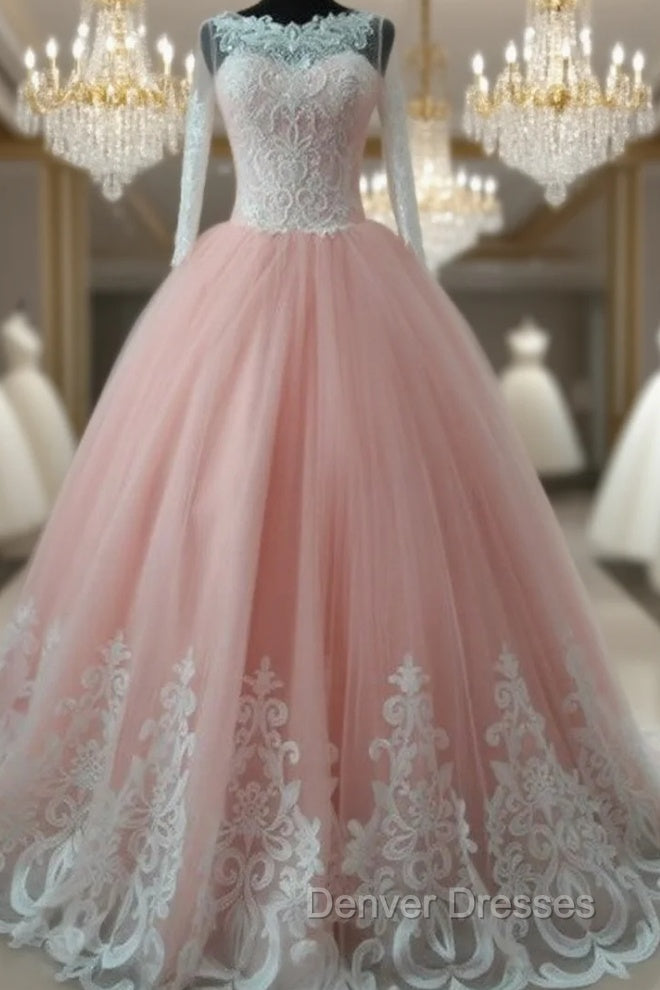 Princess Wedding Dress Lace Long Sleeves