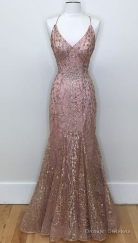 Halter Neckline Prom Dresses, backless Prom Dress Main image