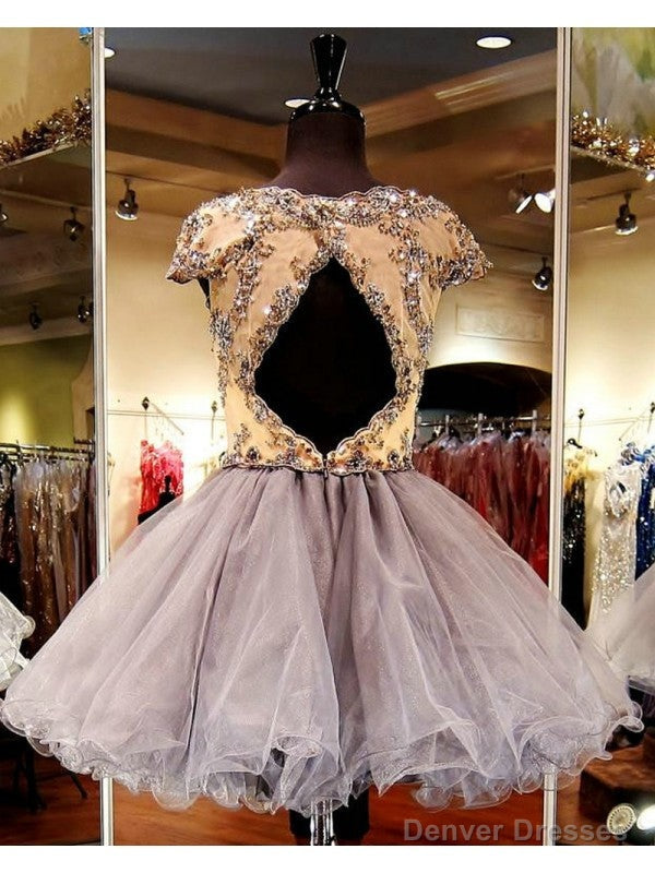 Cap Sleeve Homecoming Dresses, Stunning Homecoming Dresses, Juniors Homecoming Dresses, Short Prom Dresses Secondary image