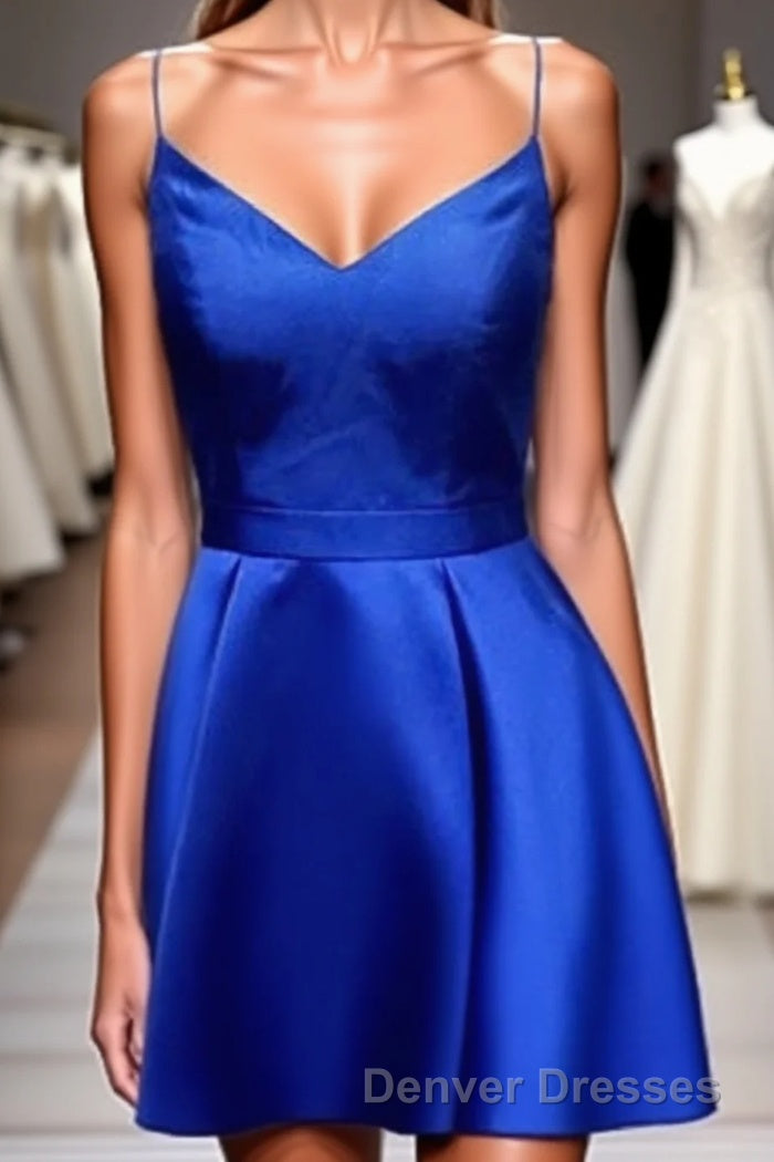 Royal Blue Short Cute Fashion Homecoming Dress Main image