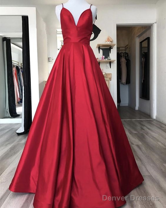 Red Prom Dresses, Red Ball Gowns Red Evening Dress, Long Formal Dress, Long Evening Gowns