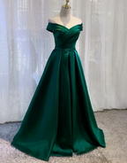 Satin Long Sweetheart Junior Prom Dresses, Elegant Evening Dresses