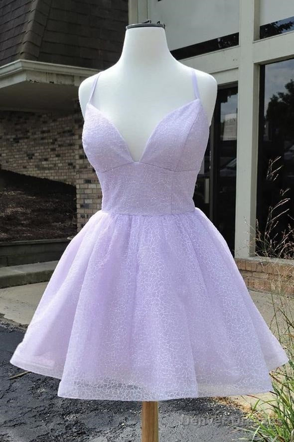 Purple Tulle Short Prom Dress, Homecoming Dress Main image