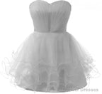 Short Sweet 16 Blue Tulle Fitted Homecoming Dresses