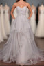 2024 Custom Made Silver Sweetheart Beading Layered Sleeveless Pegeant Prom Dress