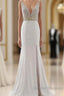 Prom Dress Evening Party Gowns Long Sexy High Slit Chiffon Crystal