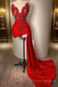 Red Beaded Appliques With Train Prom Dress拢卢Sweetheart Mini Cocktail Evening Dress