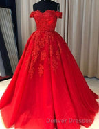 Off Shoulder Lace A Line Long Custom Evening Prom Dress