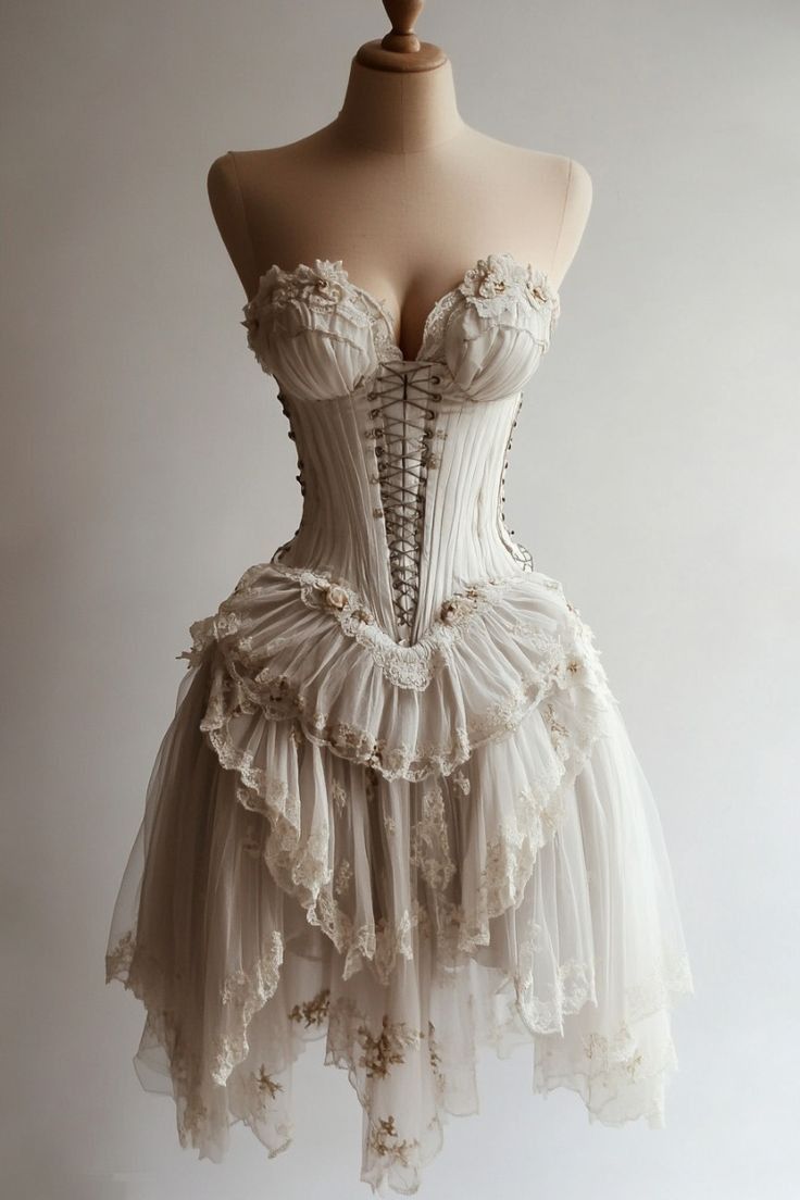Retro Ivory Lace Dress Sexy Short Party Dress Homecoming Dress Main image