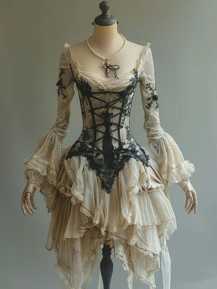 Retro Lace Long Sleeves Sexy Short Party Dress Homecoming Dress Main image