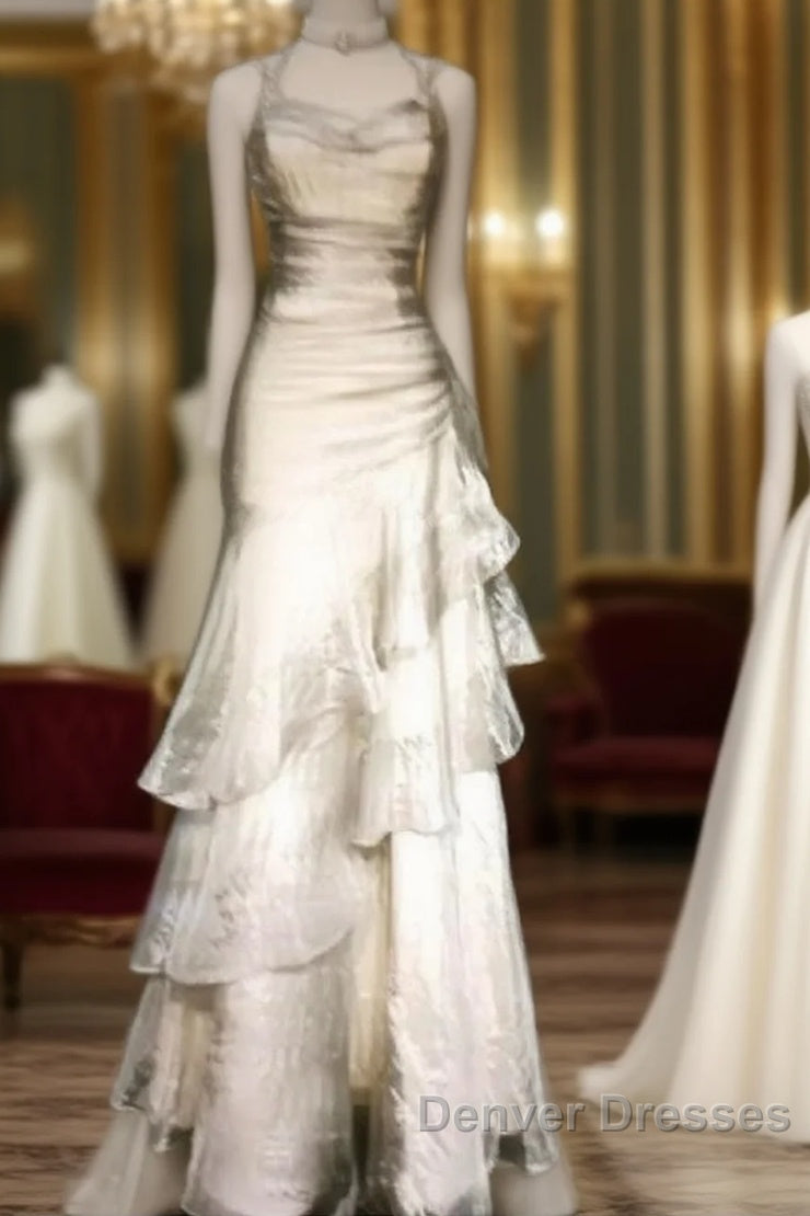 Retro Mermaid Long Prom Dress New Long Evening Gowns Main image