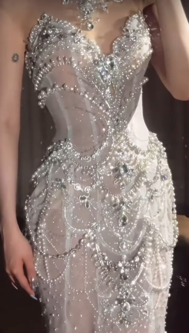 Retro Wedding Dress Mermaid Sweetheart Sequin Pearls Long White Wedding Dress Bride Dress Bridal Gowns