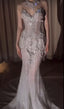 Retro Wedding Dress Mermaid Sweetheart Sequin Pearls Long White Wedding Dress Bride Dress Bridal Gowns