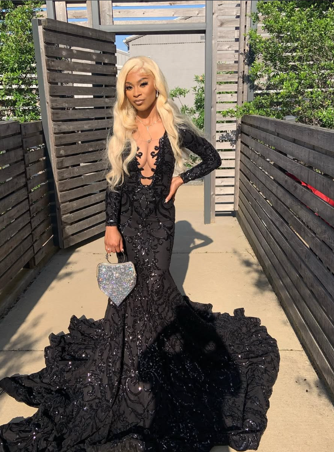 Princess Black Girl Long Prom Dress Mermaid Dress Secondary image