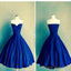 Royal Blue Ball Gown Sweetheart Simple Tight Homecoming Dress
