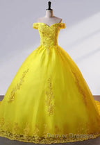 Royal Blue Lace Off the Shoulder Quinceanera Dress with Flowers