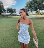 Cocktail Dress Strapless Short Homecoming Dress