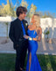 Royal Blue Prom Dress Long Evening Dress With Slit
