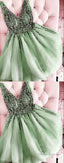Sage Green Beach Bridesmaid Homecoming Dresses