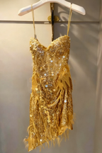 Sequin Prom Dress, Sheath Short Prom Dress