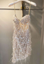 Sequin Prom Dress, Sheath Short Prom Dress