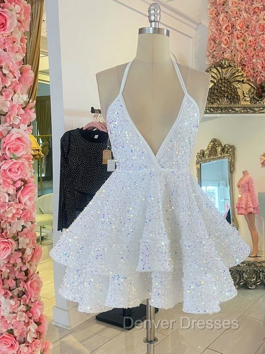 Sexy 17Th Birthday Dress Sequin Open Back Birthday Dress For Teens