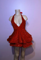 Sexy 17Th Birthday Dress Short Red Homecoming Dress Birthday Outfits
