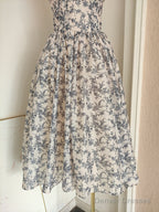 Sexy A Line Sweetheart Floral Holiday Dress Travel Vacation Dresses Birthday Dress