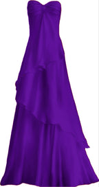 Sexy A Line Sweetheart Party Dress White Long Prom Dress