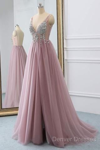 Sexy Backless Prom Dress V Neckline, Evening Dress, Formal Dress, Graduation School Party Dance Dress Secondary image