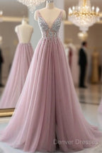 Sexy Backless Prom Dress V Neckline, Evening Dress, Formal Dress, Graduation School Party Dance Dress