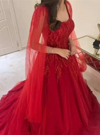 Sexy Ball Gown Navy Blue Tulle Long Sequin Prom Dress Long Party Dress