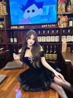 Sexy Ball Gown Off The Shoulder Black Velvet Short Formal 8Th Grade Homecoming Dresses Summer Middle School Hoco Dress 6Th Grade Graduation Outfits