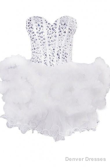 Sexy Ball Gown Sweetheart Mini Homecoming Dress With Beading Main image
