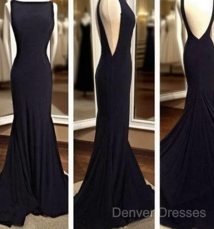 Sexy Black Prom Dress, Prom Dress, Evening Gown, Graduation School Party Dress, Winter Formal Dress Main image