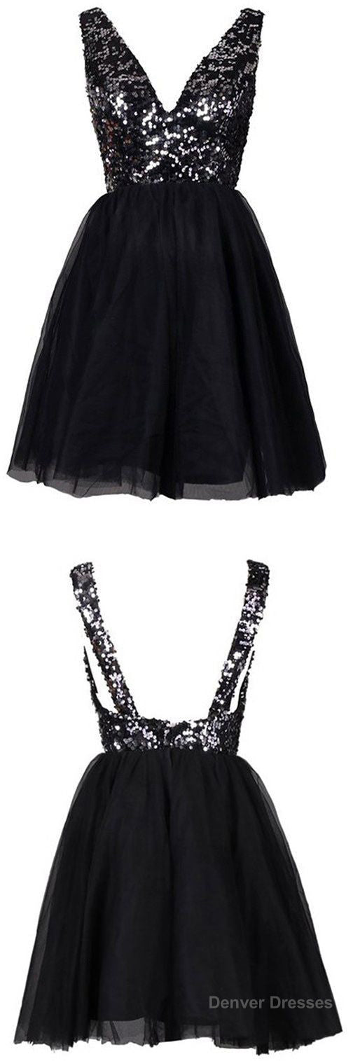 Sexy Clairvoyant Outfit Sparkly Sequined  Open Back Deep V-Neck  Evening Cocktail Homecoming Dress