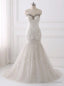 Sexy Illusion Wedding Dress A Line Bohemian Wedding Dresses Zipper Back