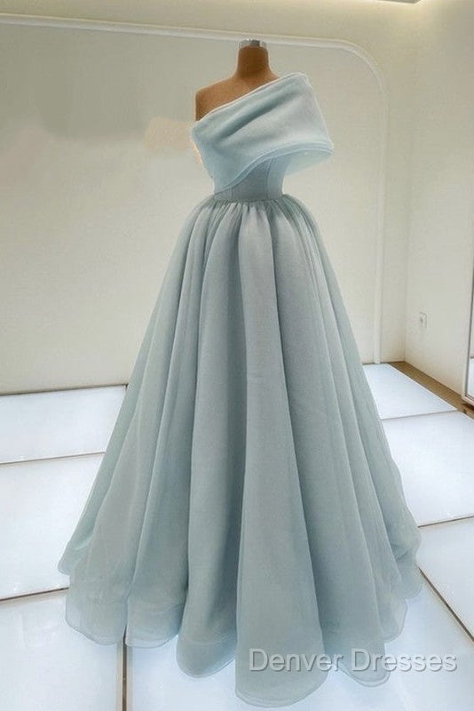 Sexy Long One Shoulder Prom Dress