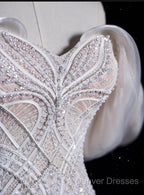 Sexy Mermaid Off The Shoulder White Lace Long Wedding Dress Brides Dress