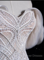 Sexy Mermaid Off The Shoulder White Lace Long Wedding Dress Brides Dress