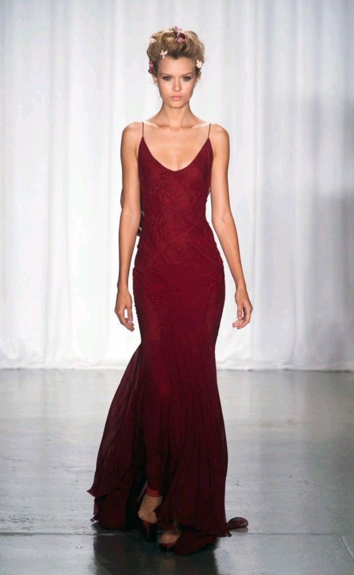 Straps Burgundy Long Prom Dress For Teens