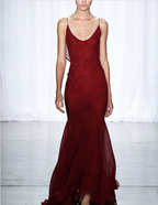 Straps Burgundy Long Prom Dress For Teens