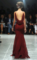 Straps Burgundy Long Prom Dress For Teens