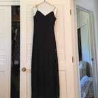 Sexy Mermaid Prom Gown With Straps Navy Blue Prom Dress