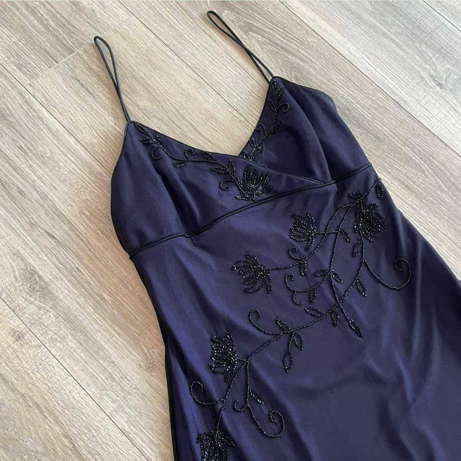 Sexy Mermaid Prom Gown With Straps Navy Blue Prom Dress