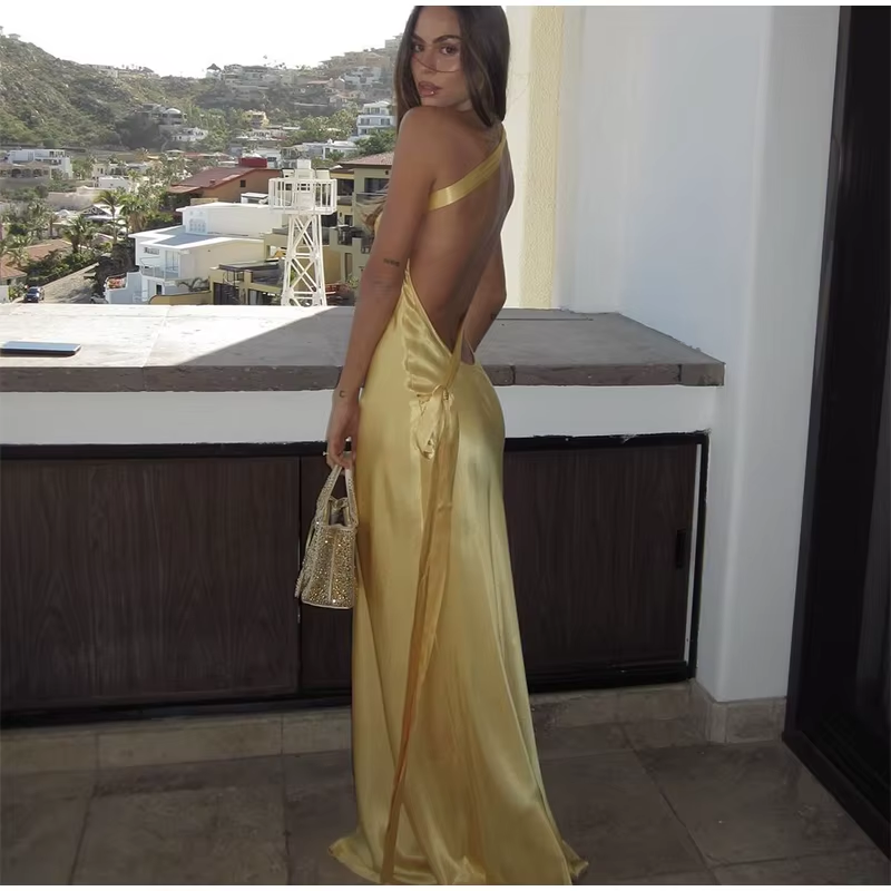 Sexy Mermaid Sleeveless Floor Length Long Evening Dress Prom Dress