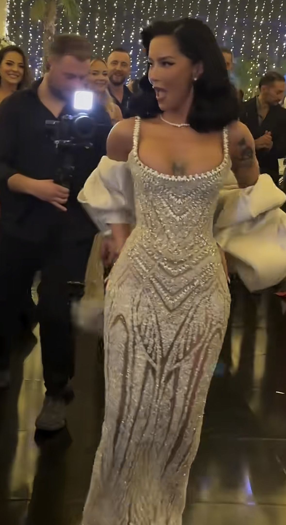 Sexy Mermaid Straps Champagne Sequin Long Prom Dress Inspiration Prom Dress Senior Graduation Dress